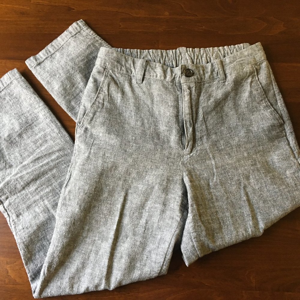 Uniqlo Gray Linen Trousers